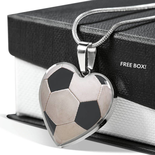Soccer - Heart Necklace