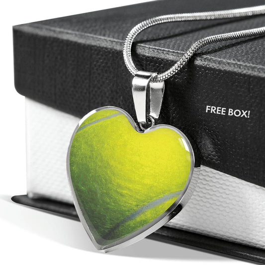 Tennis - Heart Necklace