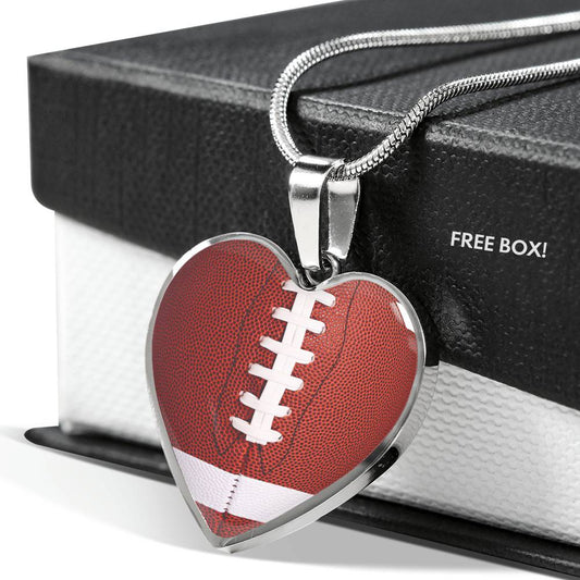 Football - Heart Necklace