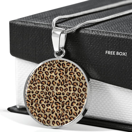 Leopard Mascot - Circle Necklace