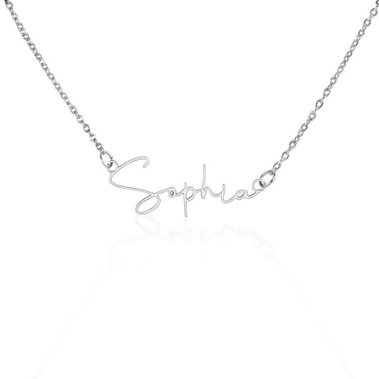 Signature Style Personalized Name Necklace