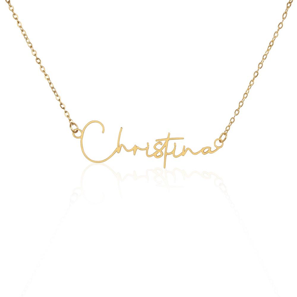 Signature Style Personalized Name Necklace