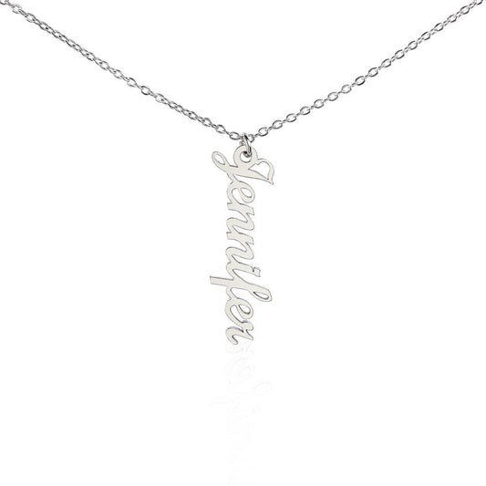 Personalized - Vertical Name Necklace