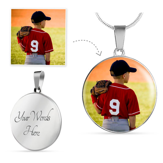 Custom Photo - Circle Necklace